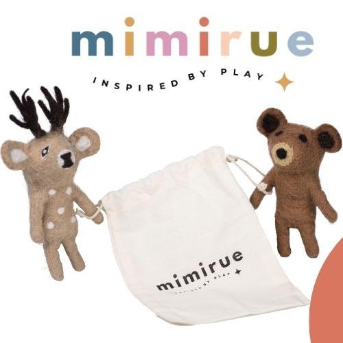 Handmade Wool Finger Puppets | Set of Two